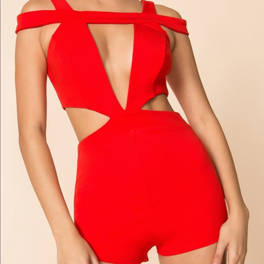 Superdown Alondra Cutout Romper